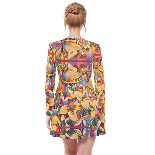 âFragmented Bloomâ Women's Irish Dress