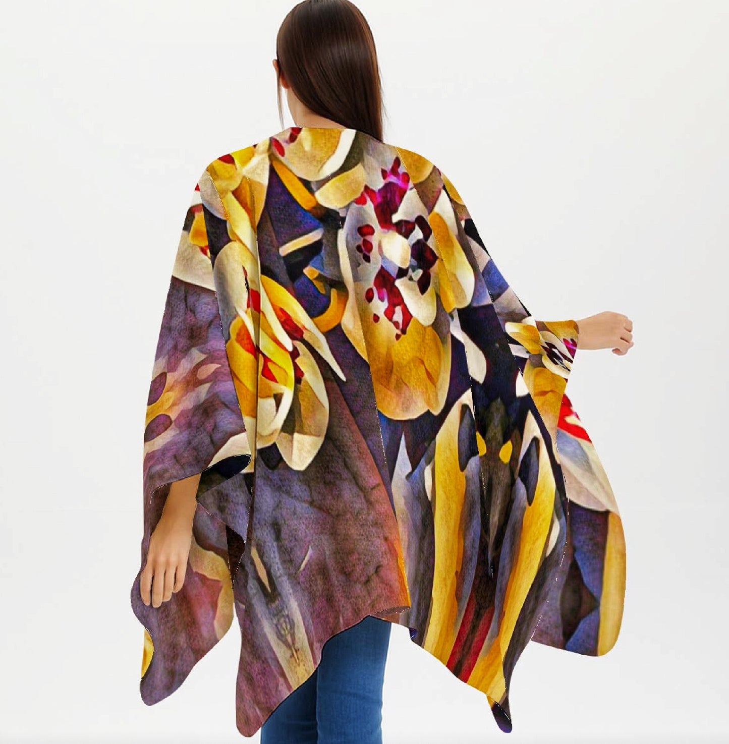 “Moth Orchid” All-Season Soft Touch Shawl