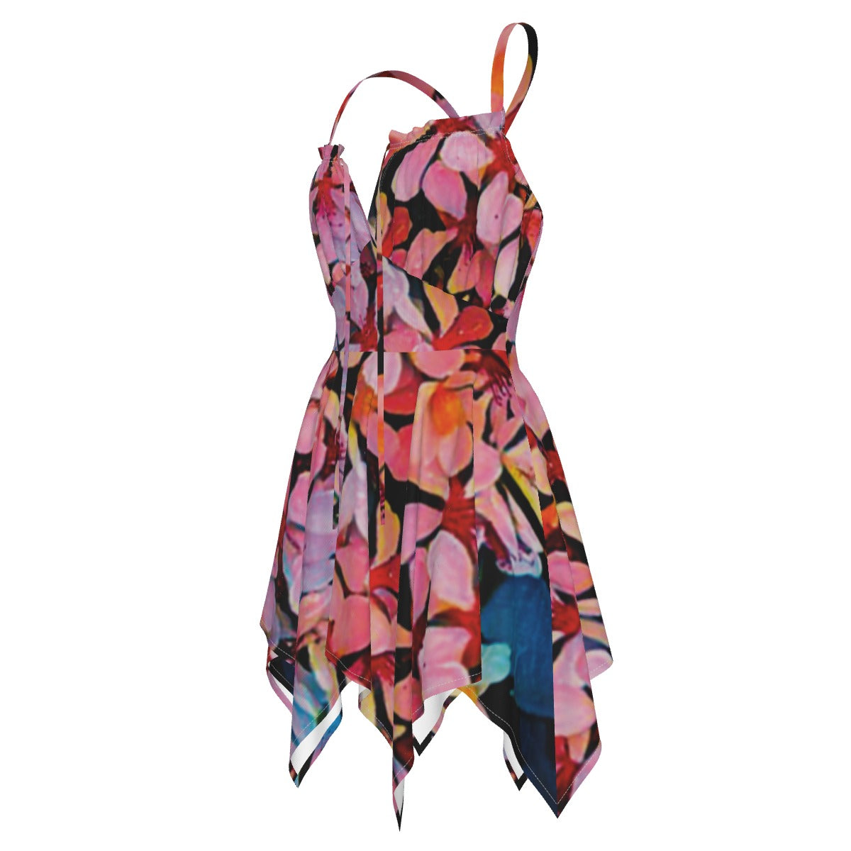 “Pink India Hawthorn” Women's Slip Dress