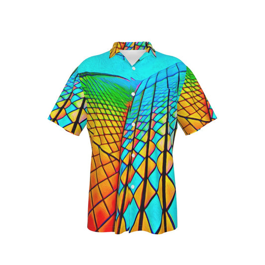 “Opera House 1” Men's Hawaiian Shirt With Pocket