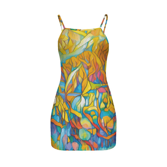 “Sunrise Stained Glass” Cami Dress (Plus Size)