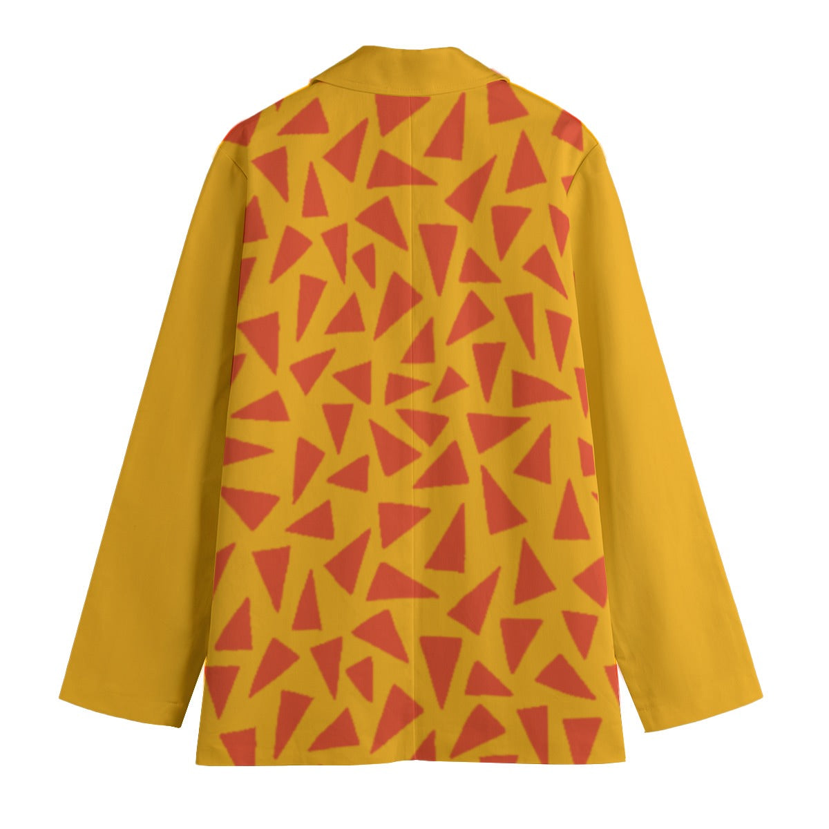 “Tangerine Tease” Women's Leisure Blazer | 245GSM Cotton