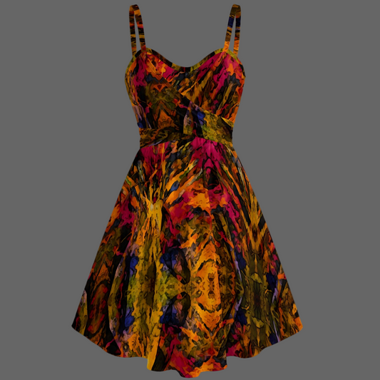 All-over print Women's Spaghetti Strap Dress