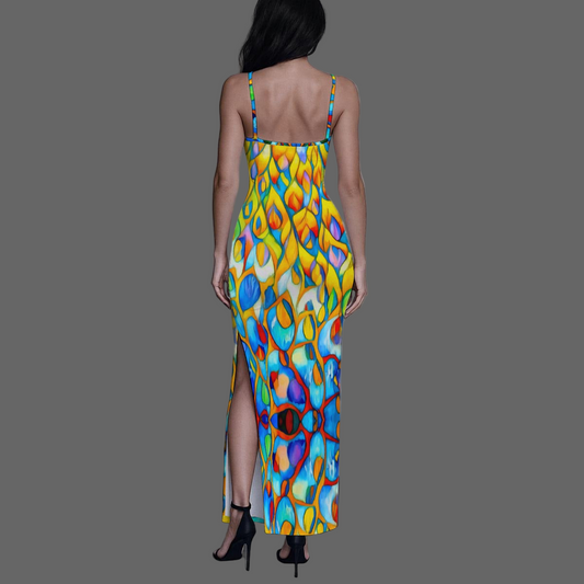 “Prism” Women's Long Dress with Slit