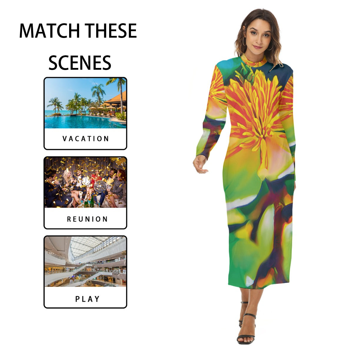 “Magnolia” Women's Hip Dress