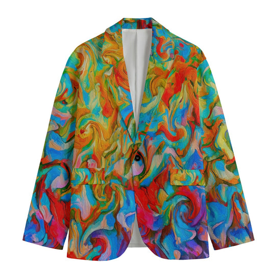 “Coober Pendy” Men's Casual Flat Lapel Collar Blazer | 245GSM Cotton