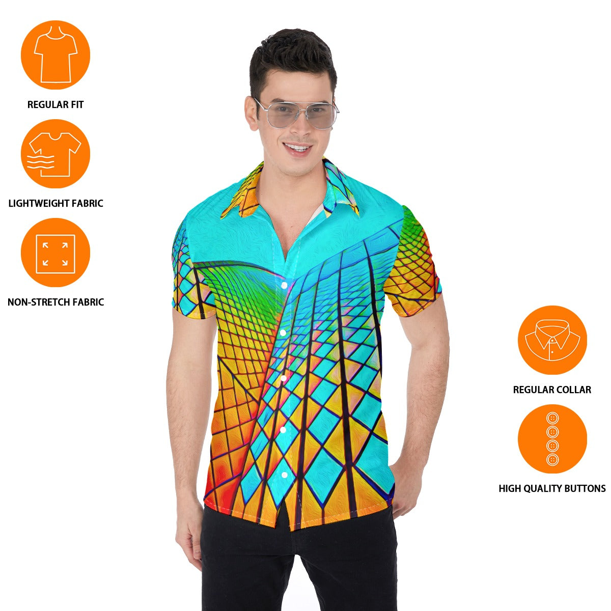 “Opera House 1” Print Men's Shirt