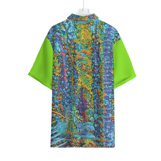 “Flouro Jungle” Unisex Shirt With Folding Sleeve