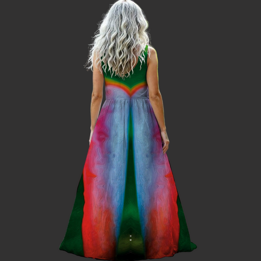 āBird of Paradiseā Women's Sleeveless Maxi Dress