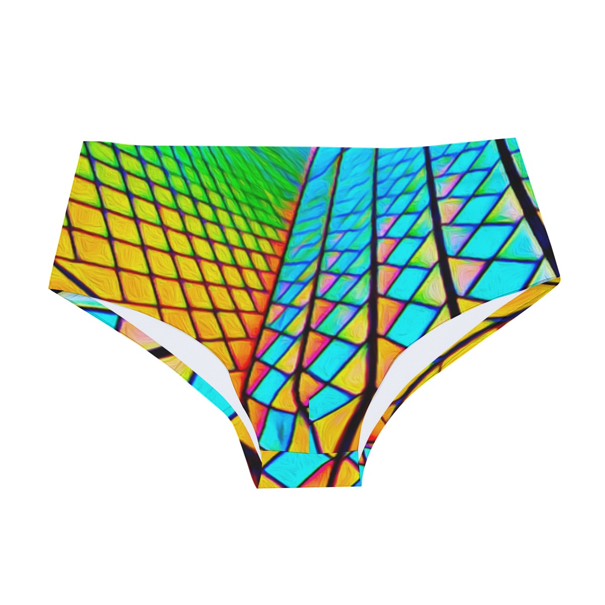“Opera House 1” Men's Triangle Swim Trunks