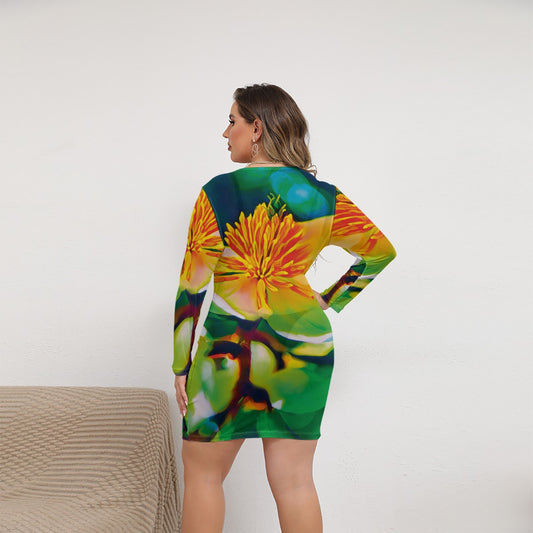 âMagnoliaâ Women's Mesh Dress (Plus Size)