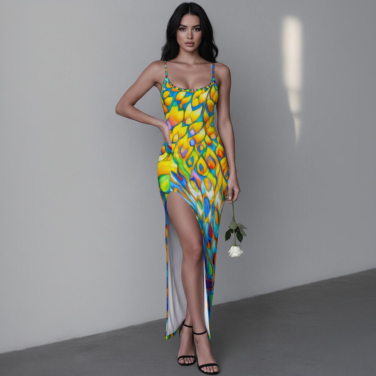 “Prism” Women's Long Dress with Slit