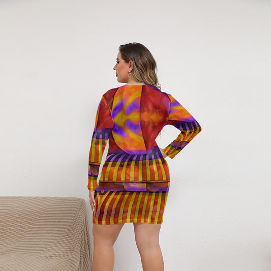 âCarnivalâ Women's Mesh Dress (Plus Size)