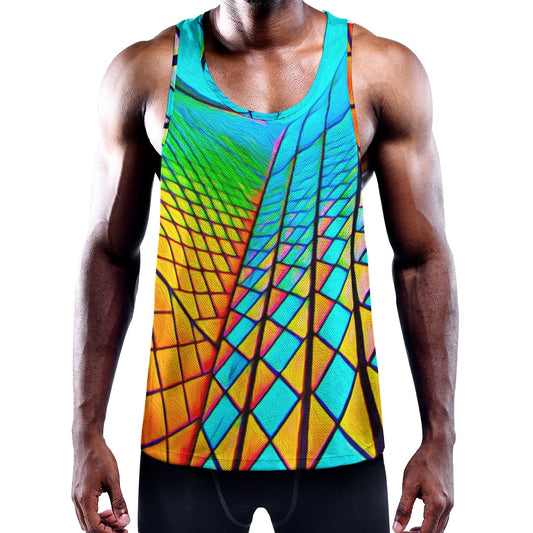 “Opera House 1” Men's Slim Y-Back Muscle Tank Top
