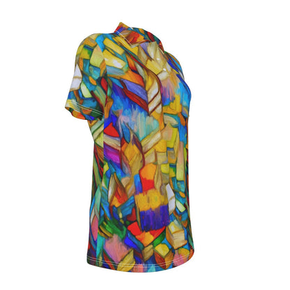 “Colour Block”  Women's UV Protection POLO Shirt