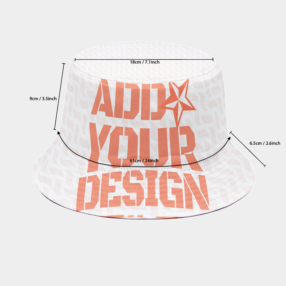 “ Frangipani Black”Bucket Hat