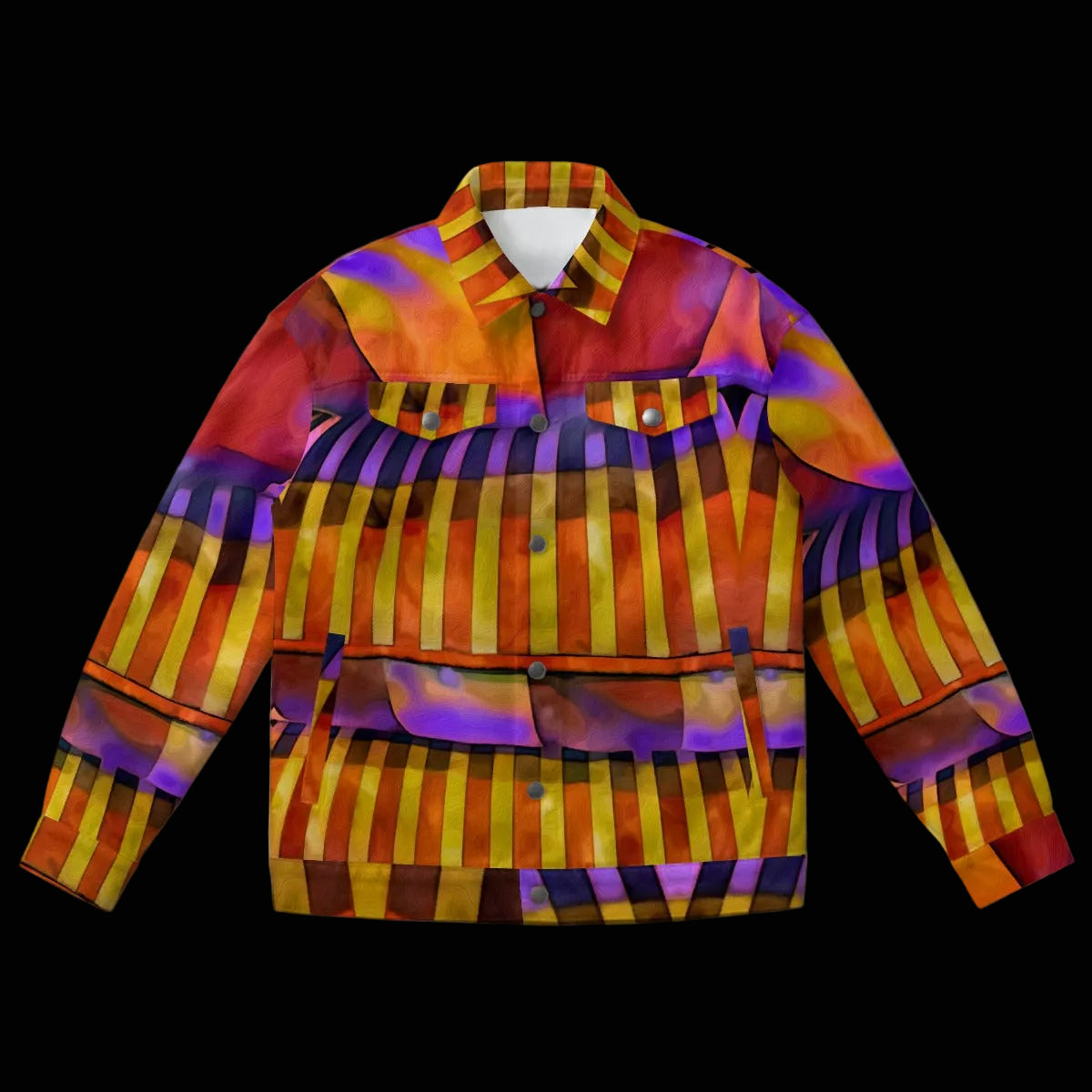 “Carnival” Unisex Collared Jacket