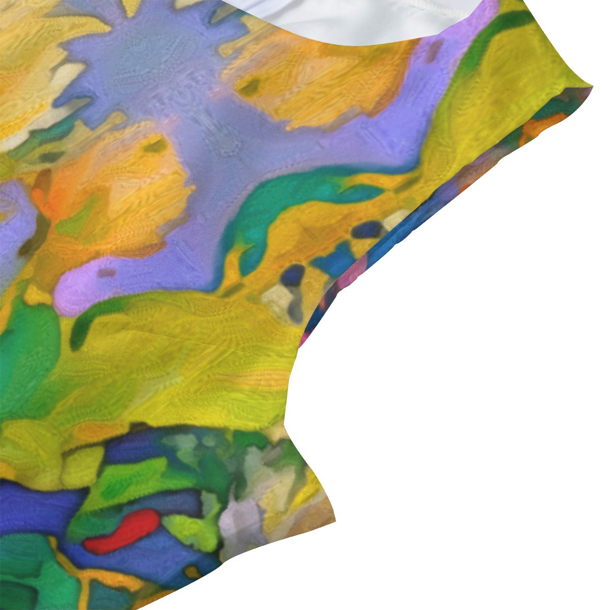 “Summer Daze” Women's Beach Perspective Chiffon Sleeveless Dress