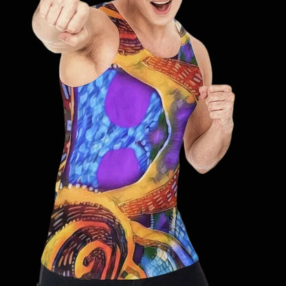 “Colour Vortex” Men's Tank Top