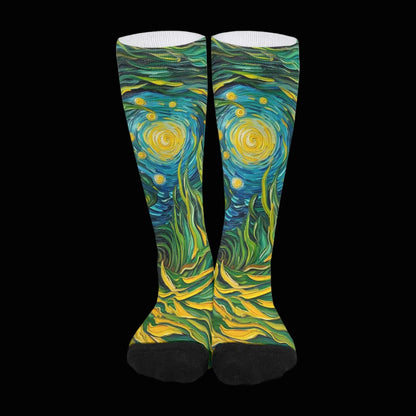 “Vincent Through the Seagrass” Unisex Long Socks