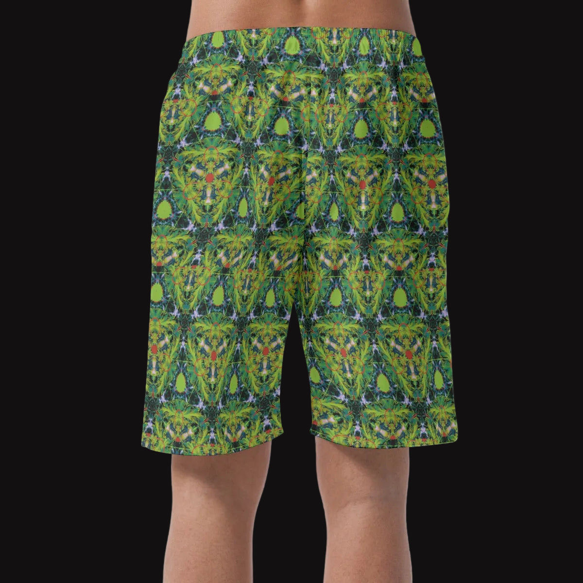 “Echo Green” Men's Casual Short Pants
