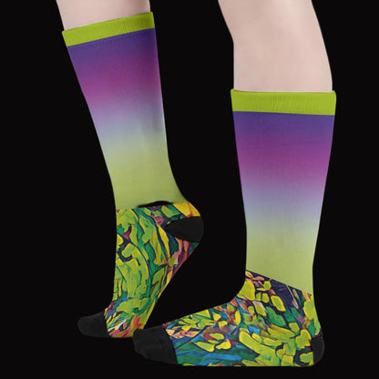 “Fern” Unisex Long Socks