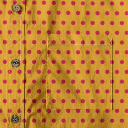 “Red Dot” Men's Breathable Cotton Shirt|125GSM
