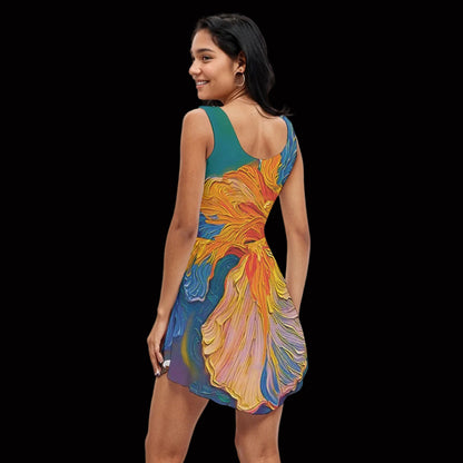 “Iris” Women's Tank Top Dress