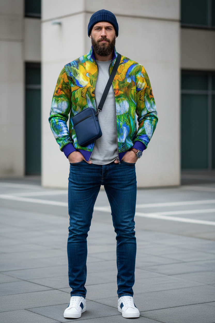 “Springbrook” Men's Thick Knit Fleece Jacket