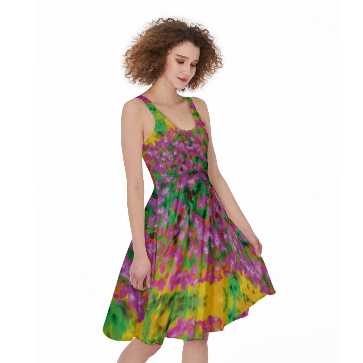 “Festival” Women's Sleeveless Dress