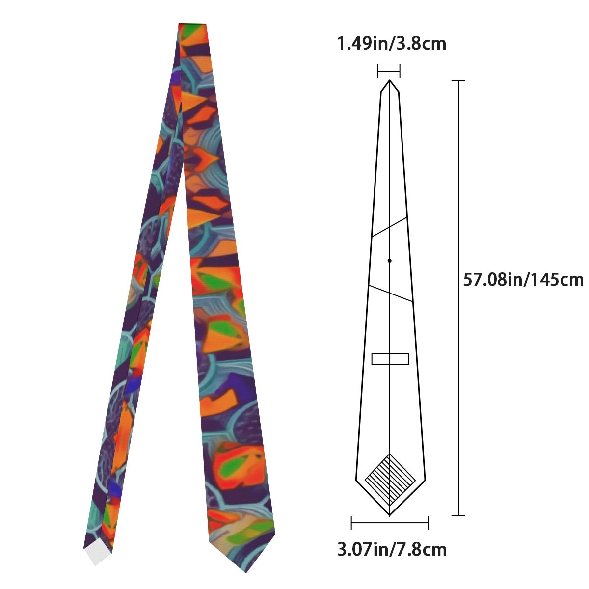 “Botanic Nebula II” Necktie