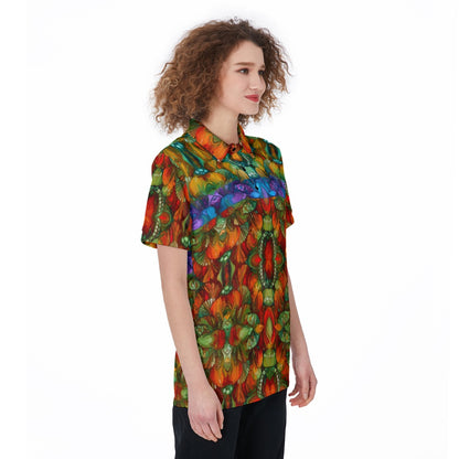 “Kaleidoscopic Spectrum” Women's Polo Shirt