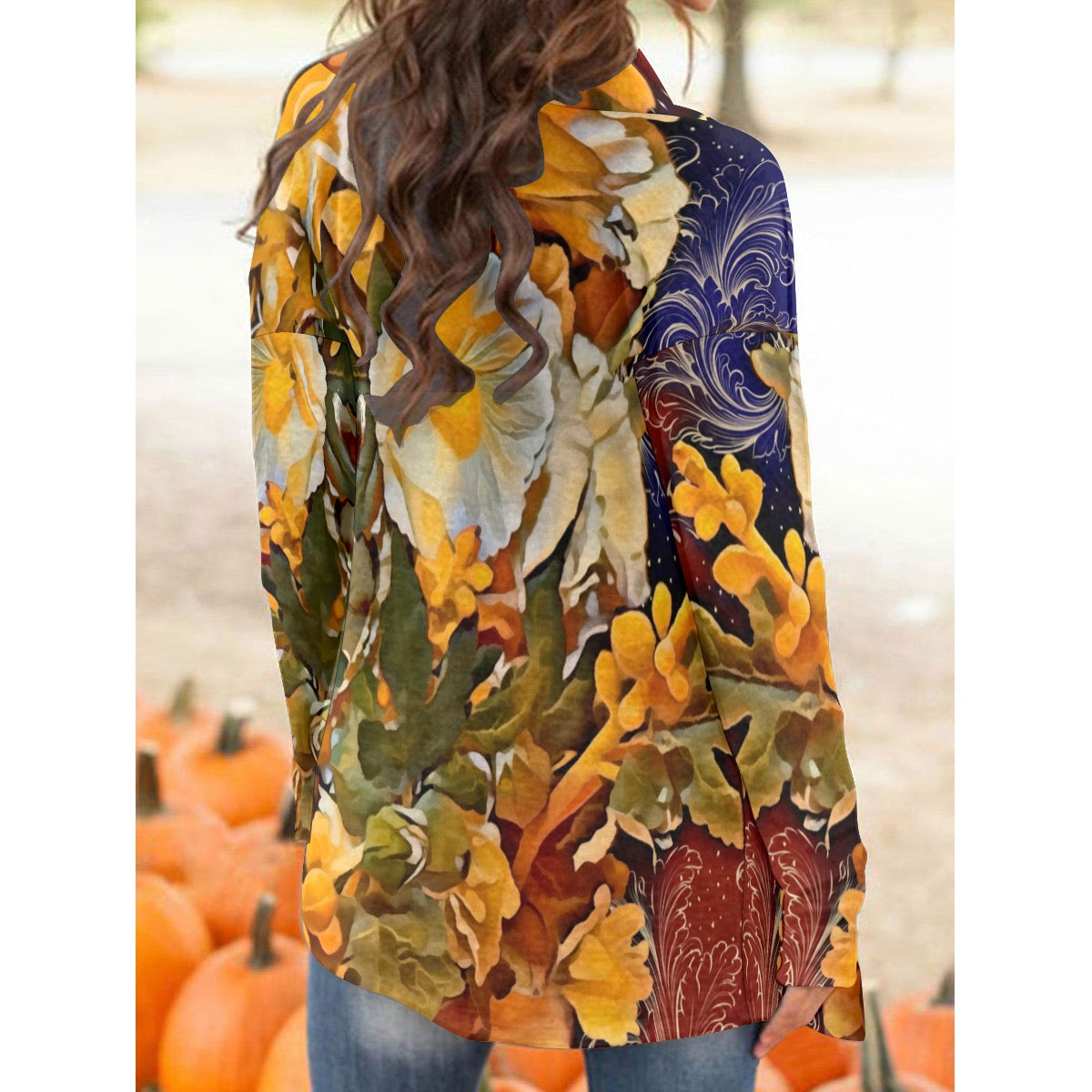 “Solara” Women's Cardigan With Long Sleeve