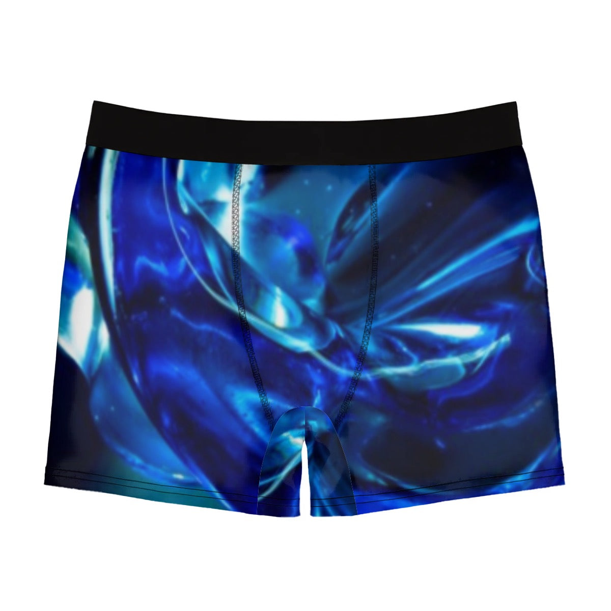 “Glass Wave” Men's Stretch Boxer Briefs