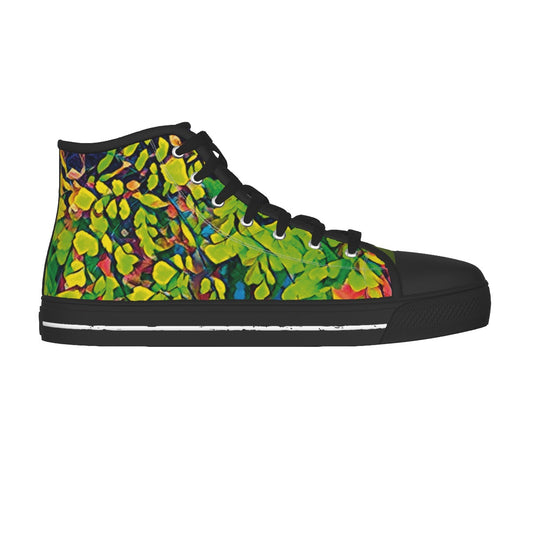 “Fern” Men's Black Sole Canvas Shoes