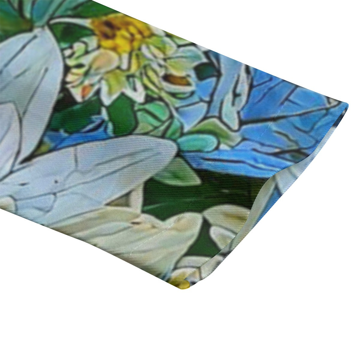 “White Floral Medley” Women's Leisure Blazer | 245GSM Cotton