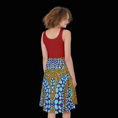 “Sunstone” Women's Sleeveless Dress