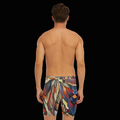 “Outback Hues” Men's Long Boxer Briefs