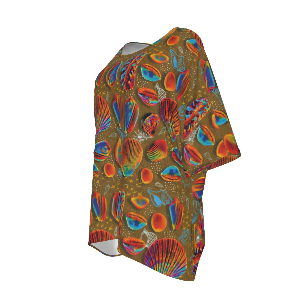 “Peregian Shells” Women's Bat Sleeve Shirt