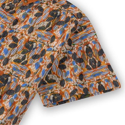 “Bohemian Canopy” Men's Breathable Cotton Shirt|125GSM