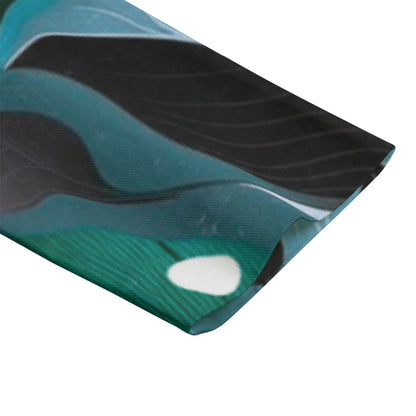 “Tangled Teal”  Men's Casual Flat Lapel Collar Blazer | 245GSM Cotton
