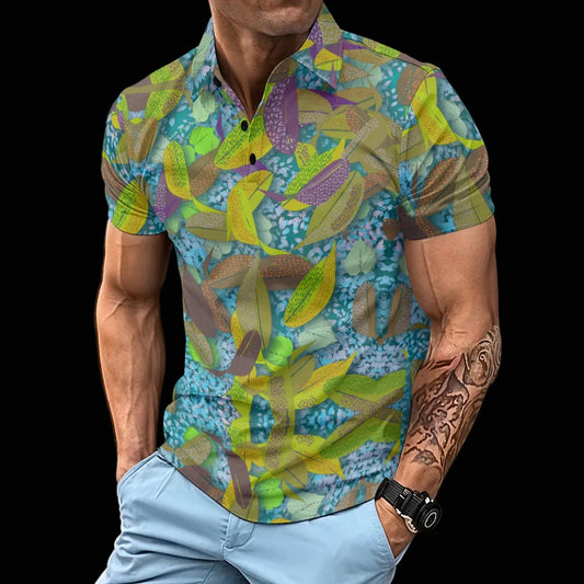 “Leaf Fall”  Men's Polo Shirt