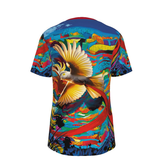 “Sulphur Crested Soaring” Eco-friendly Men's Short Sleeve T-shirt