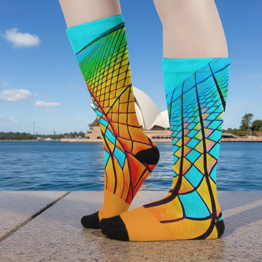 “Opera House” Unisex Long Socks