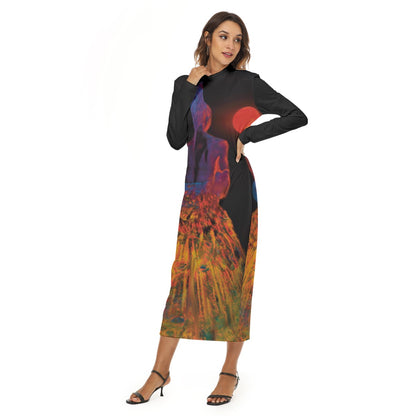 “Blood Moon” Women's Hip Dress