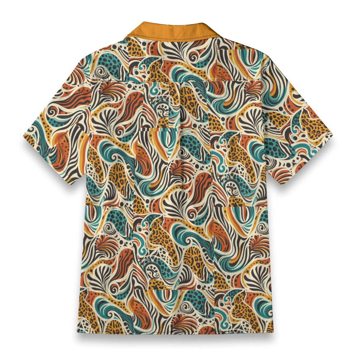 “Fragmentis” Men's Casual Hawaiian Short Sleeve Shirt | 125GSM Cotton