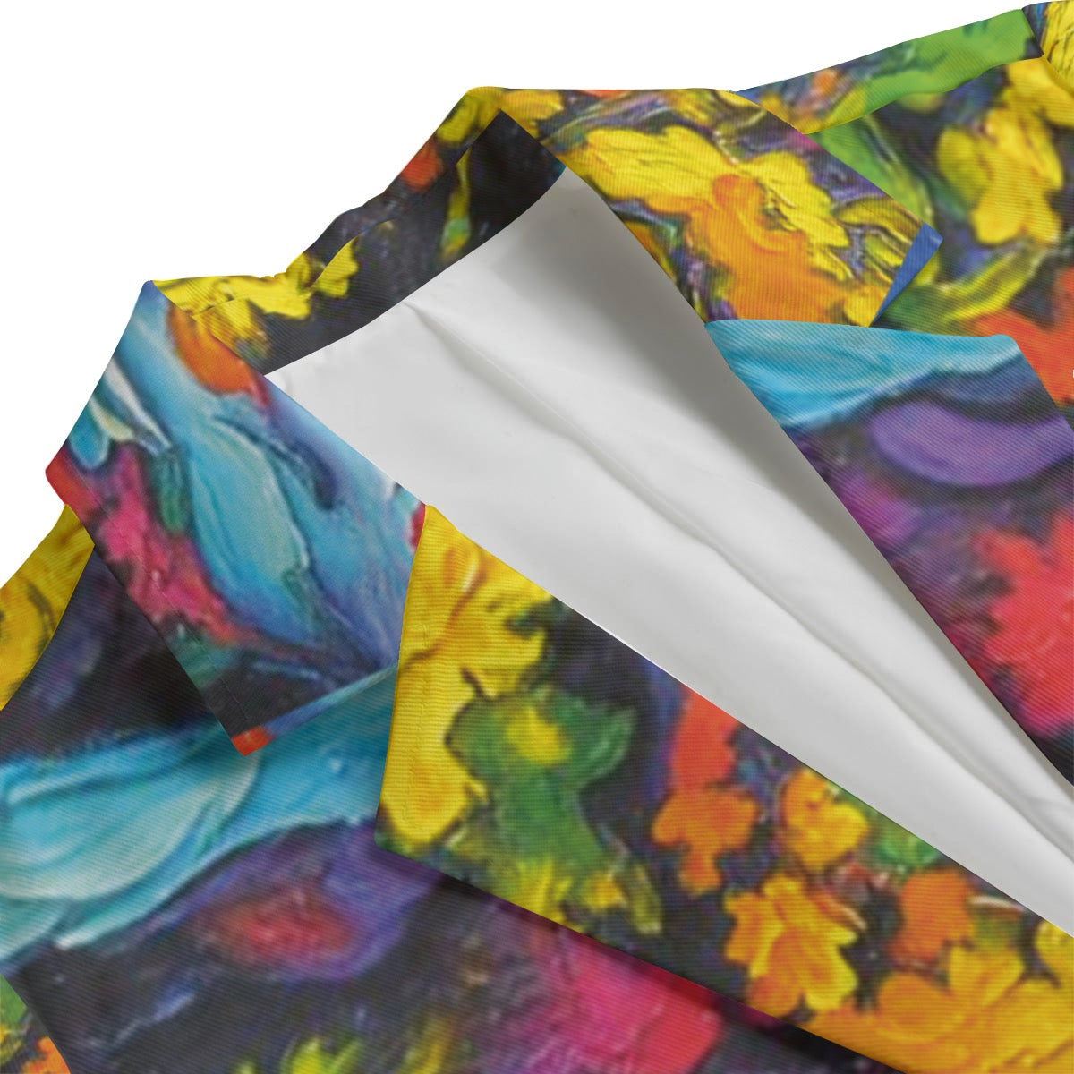 “Spring Impasto” Women's Leisure Blazer | 245GSM Cotton