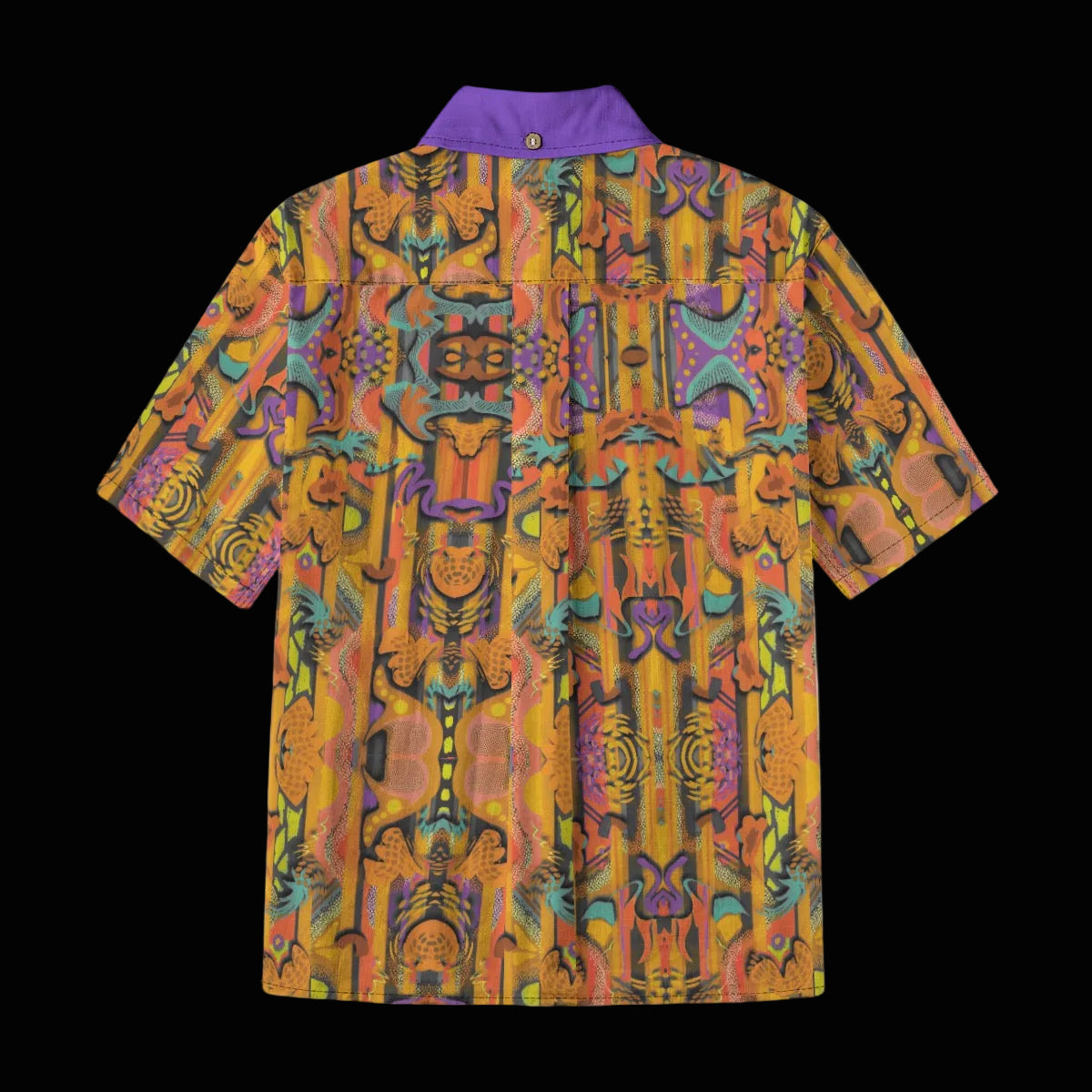 “Labyrinth” Mustard -Children's Shirt With Pocket | 125GSM Cotton