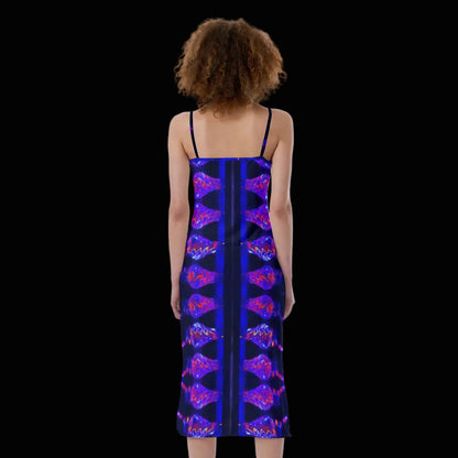 “Chromatic Resonance” Women's Cami Dress