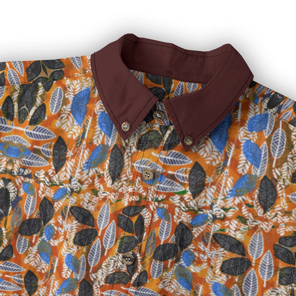 “Brambled” Men's Casual Lapel Long Sleeve Shirt|125GSM Cotton